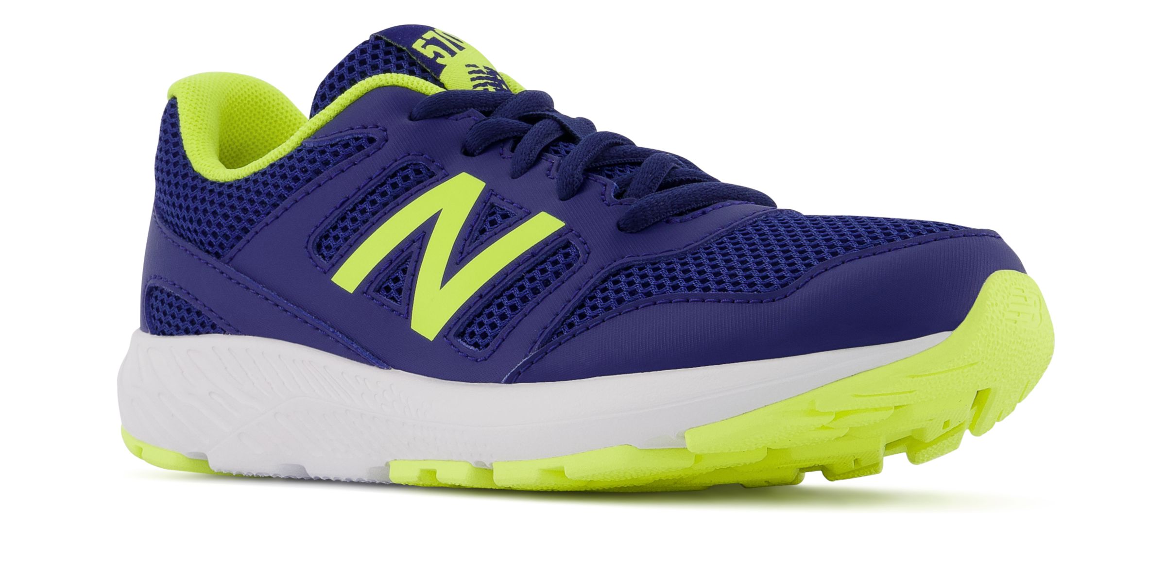 

New Balance Enfant 570v2 en Bleu/Jaune, Synthetic, Taille 37.5