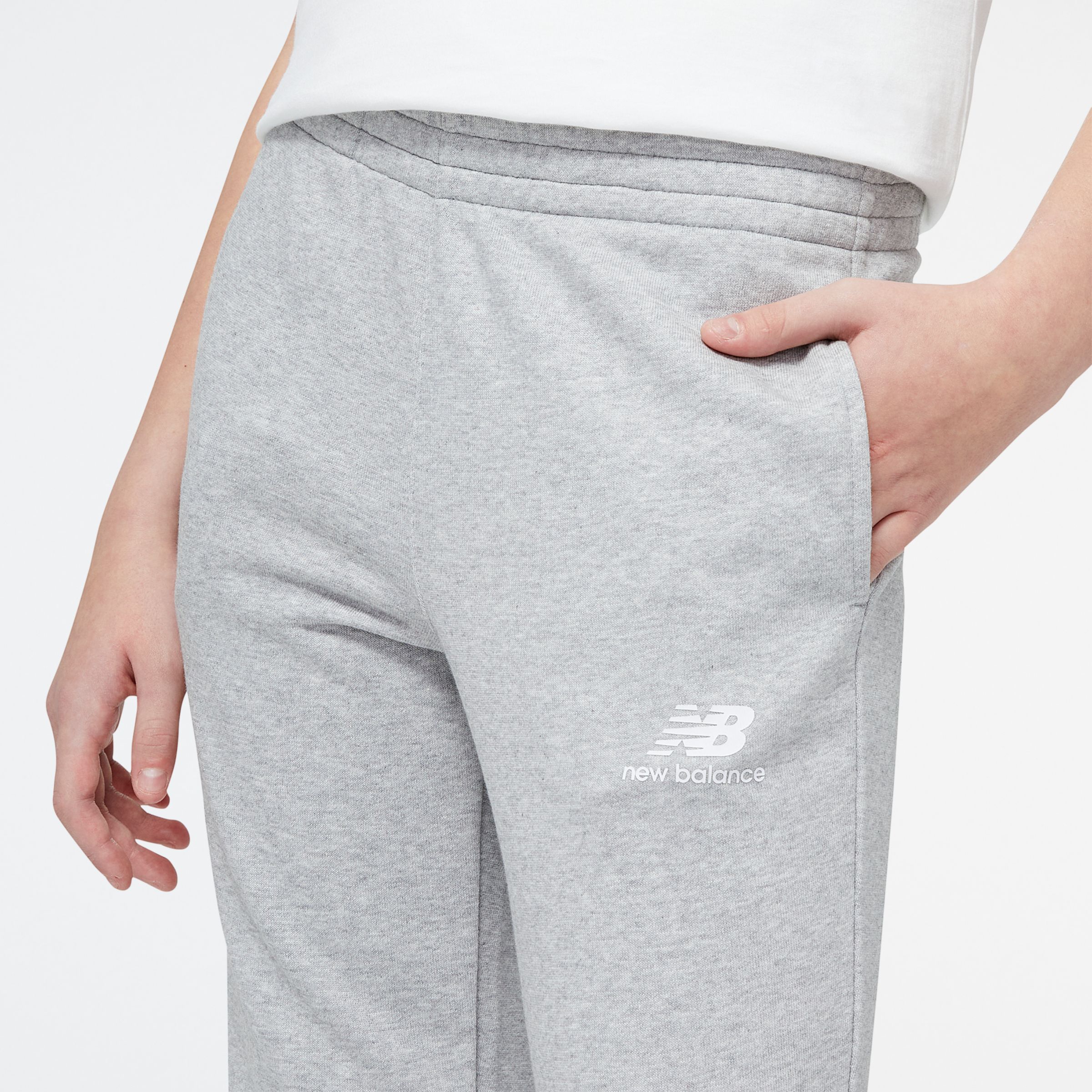 Kids' Essentials Stacked Logo French Terry Sweatpant New Balance