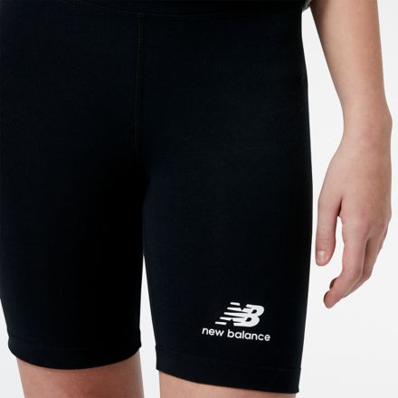 Essentials Stacked Logo Cotton Fitted Short