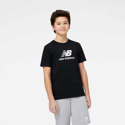 Essentials Stacked Logo Cotton Jersey Short Sleeve T-shirt