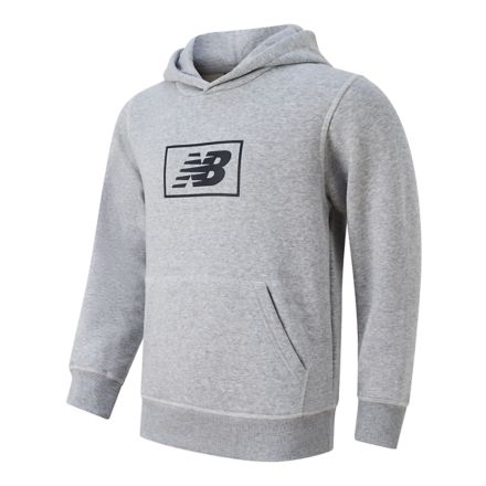 Essentials Brushed Back Hoodie in Grey - New Balance