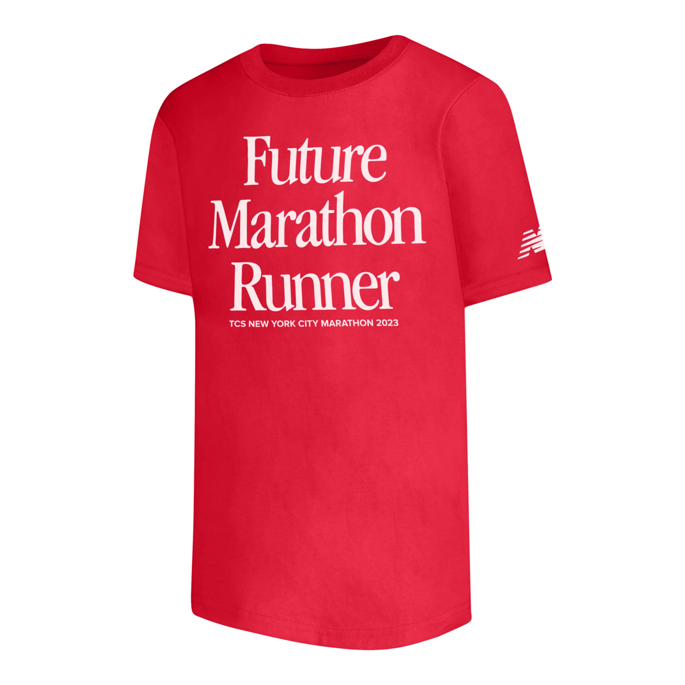 

New Balance Unisex NYC Marathon Kids Graphic T-Shirt Red - Red