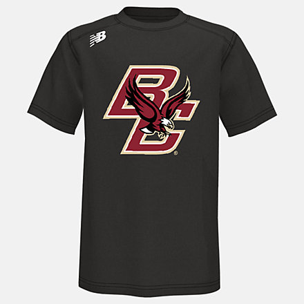 New Balance Youth NB Short Sleeve Tech Tee(Boston College), YT500BCBTBK image number null