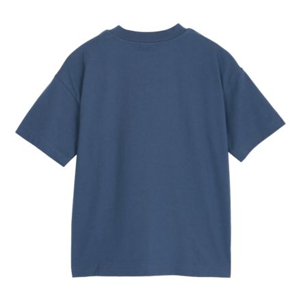 スタックドロゴショートスリーブシャツ, NB NAVY with Blue, YT6124DNNNY
