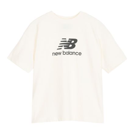 スタックドロゴショートスリーブシャツ, SEA SALT with White, YT6124DNSST