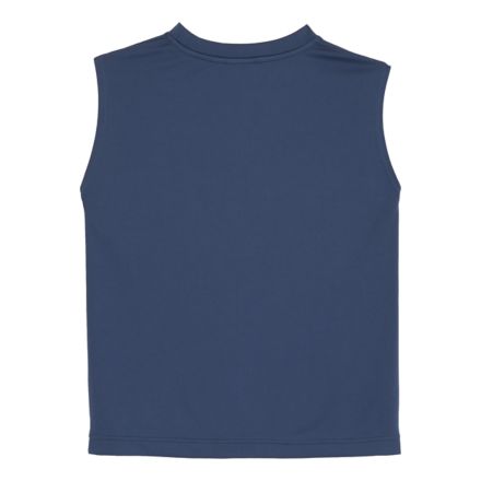 ポリエステル ビッグロゴノースリーブシャツ, NB NAVY with Blue, YT6167U7NNY