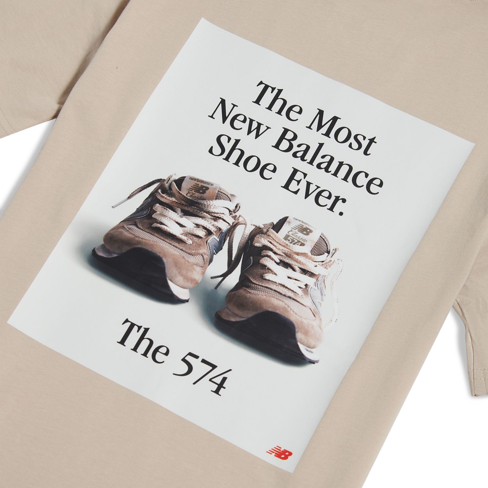Обувь New Balance 574 Shoe Graphic T-Shirt — фото 7
