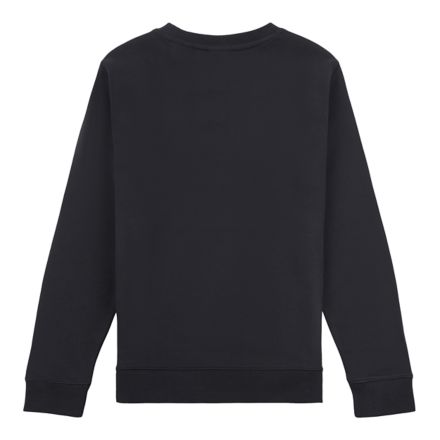 French Terry Small Logo Crew, BLACK with Black, YT61A76UBK