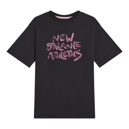 Athletics Graffiti Graphic T-Shirt, NEGRO, YT61B2EHBK