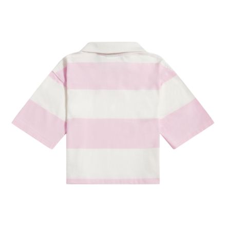 Striped Rugby Polo, SEA SALT with White, YT61C1R0SST