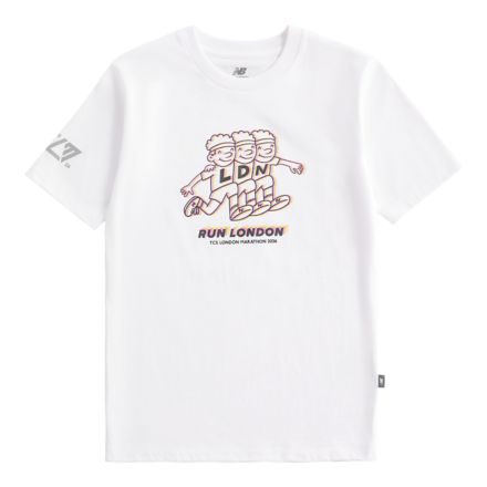 London Edition Graphic T-Shirt 4, NB 103 WHITE with White, YT61D2AHWT