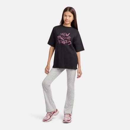 Athletics Graffiti Graphic T-Shirt, BLACK, YT61D72GBK