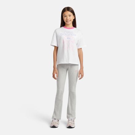 Prefer To Fly Butterfly Graphic T-Shirt, BRIGHT WHITE, YT61D7P6BWE