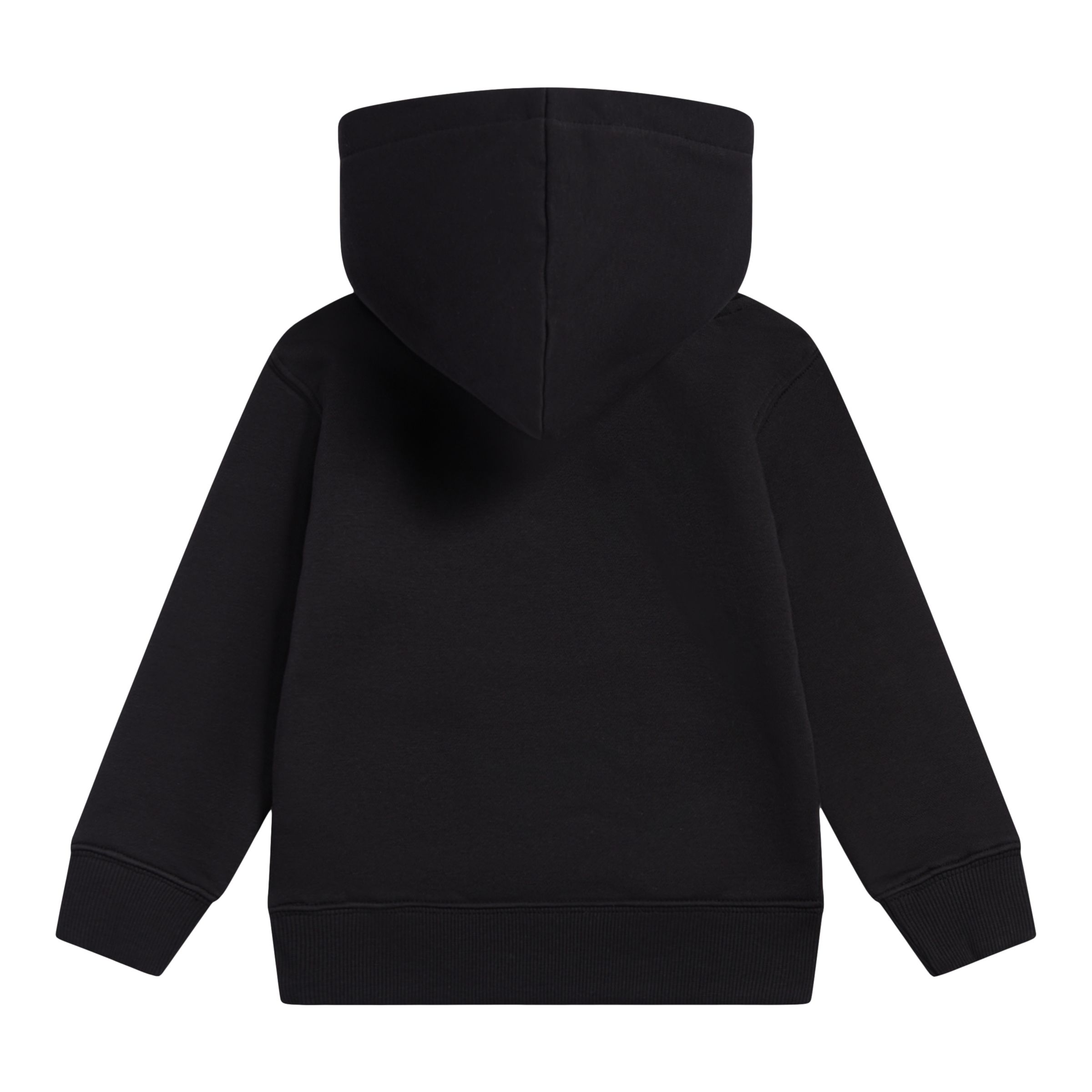 Brush Back Stacked Logo Hoodie