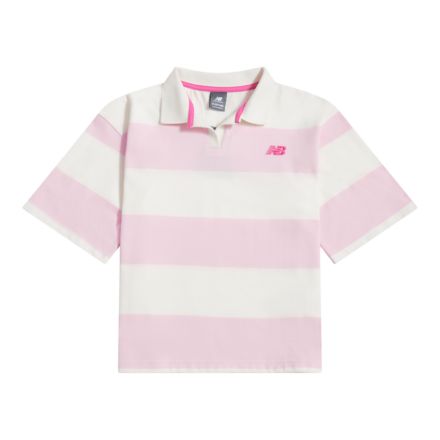 Striped Rugby Polo, SEA SALT, YT61M5OKSST