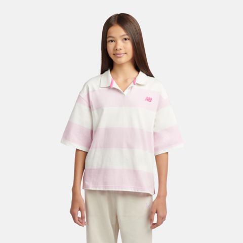 Детские футболки New Balance Striped Rugby Polo