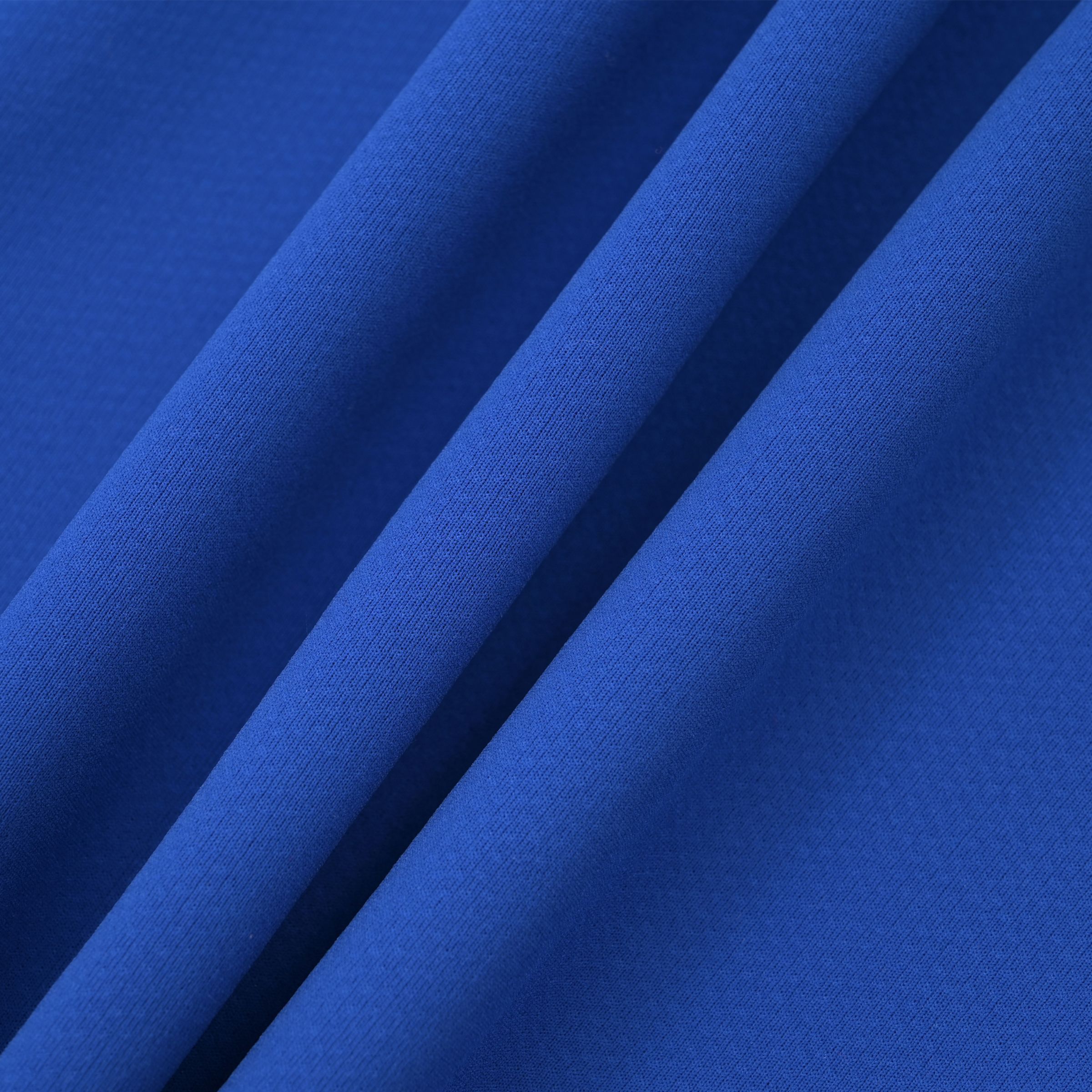 Black Out ストレッチニットハーフジップトップ