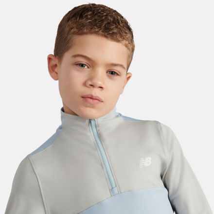 Contrast Panel Quarter Zip