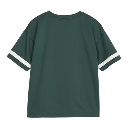 ポリエステルグラフィックショートスリーブシャツ, NIGHTWATCH GREEN with Green, YT61Q549NWG