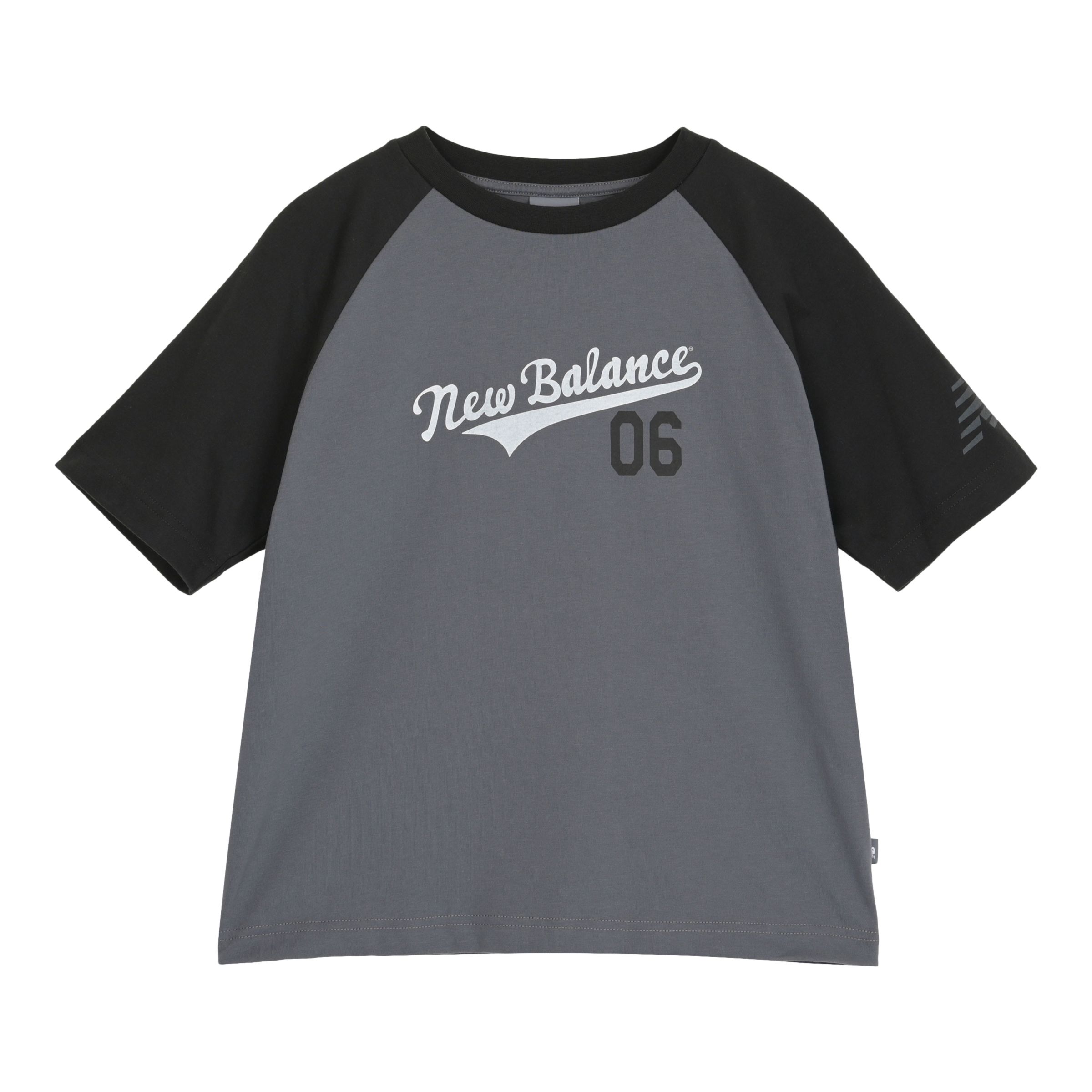 グラフィックラグランショートスリーブシャツ