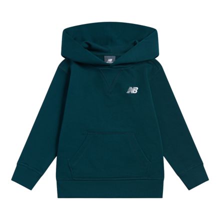 French Terry Small Logo Hoodie, VERDE MEDUSA, YT61T03AAAV