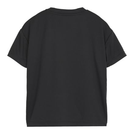 ポリエステル ビッグロゴショートスリーブシャツ, BLACK with Black, YT61U536BK