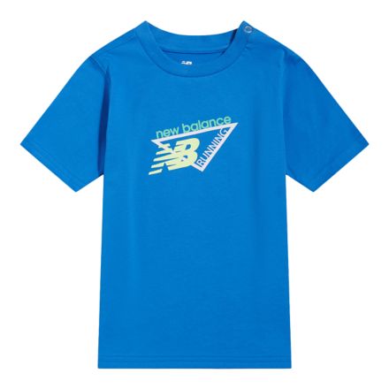 Running Graphic T-Shirt, BLUE BIRD with Blue, YT61W0EKAA2