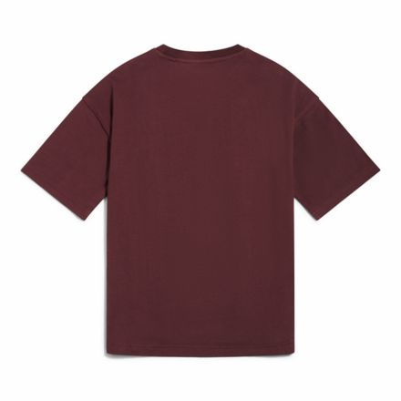 Rooted Floral Graphic T-Shirt, CUERO COLOR CEREZA, YT6207MAYLR