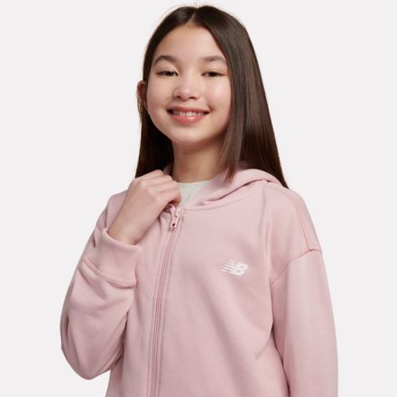 9060 Graphic Cropped Zip Hoodie