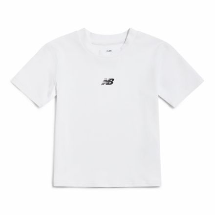 NB Essential Athletic T-Shirt, BLANCO BRILLANTE, YT627007BWE