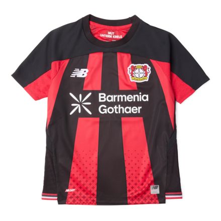 Bayer 04 26/27 Home Youth Short Sleeve Jersey, Home, YT6298QMHME