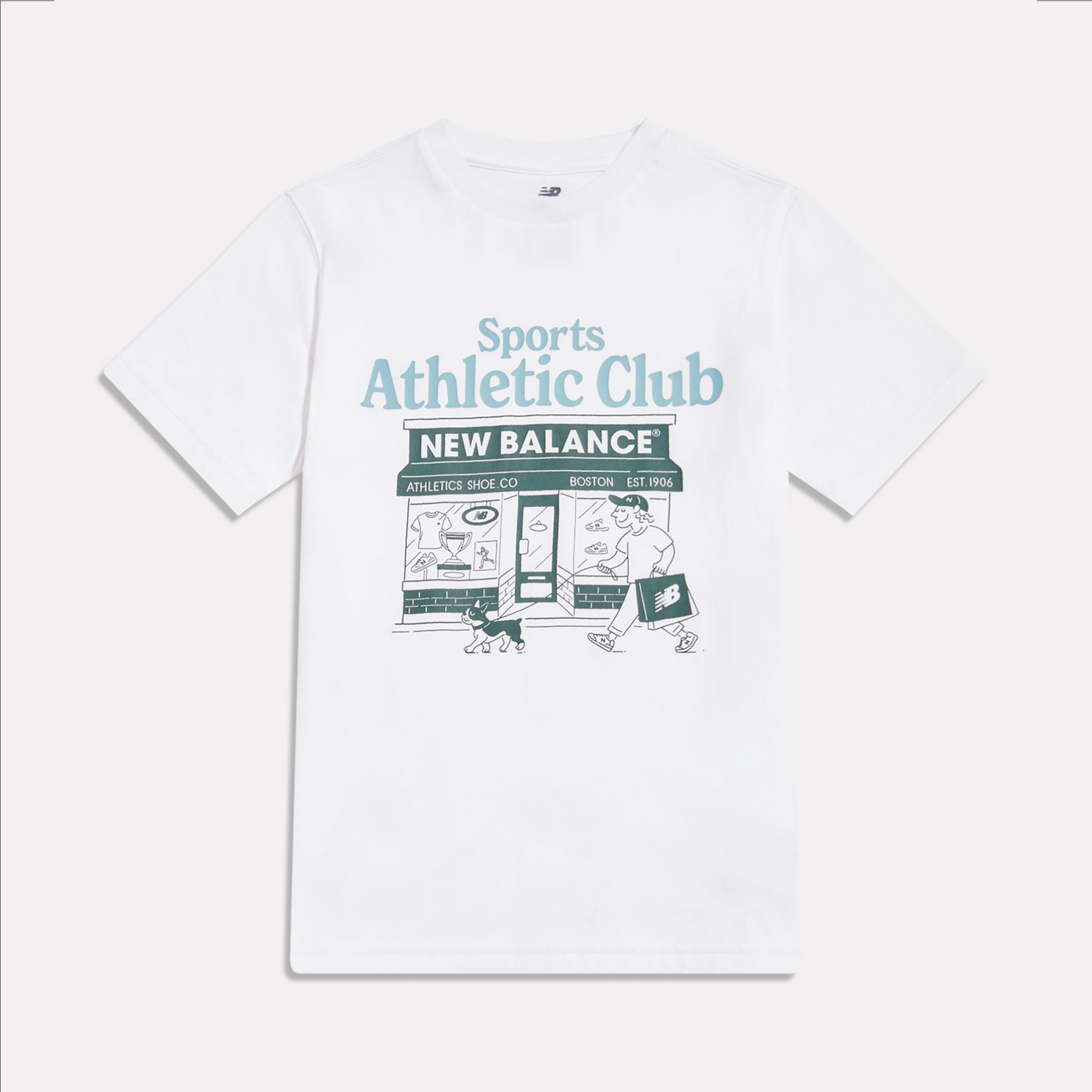 New Balance Sports Club Graphic T-Shirt, YT62C0UCBWE