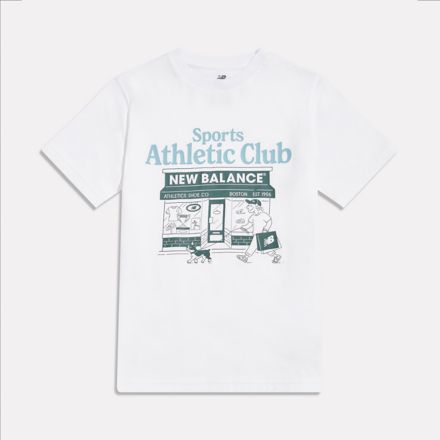 Sports Club Graphic T-Shirt, BRIGHT WHITE, YT62C0UCBWE