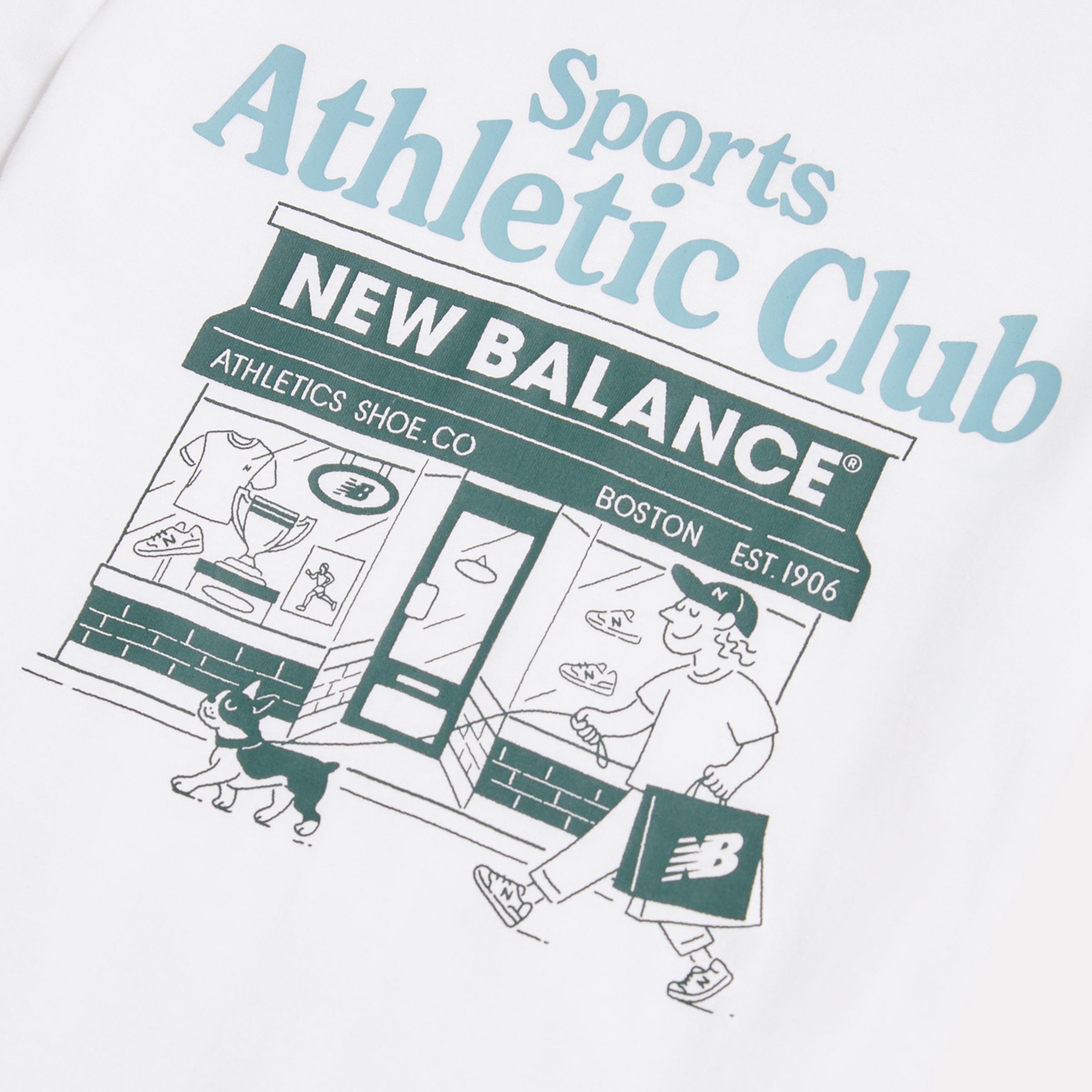 New Balance Sports Club Graphic T-Shirt, YT62C0UCBWE