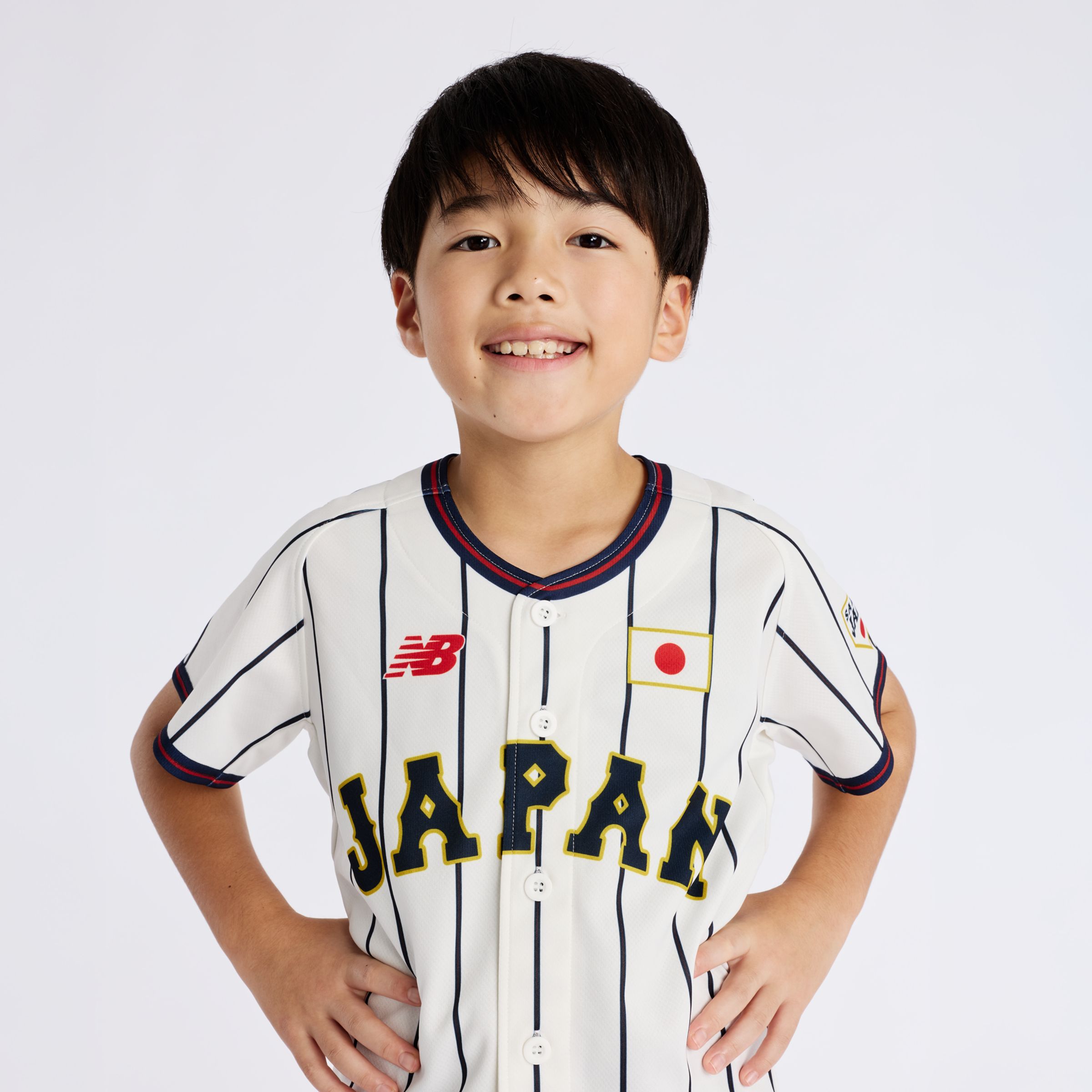 New Balance 侍ジャパン ジュニアレプリカユニフォーム, YT62C1DKWT
