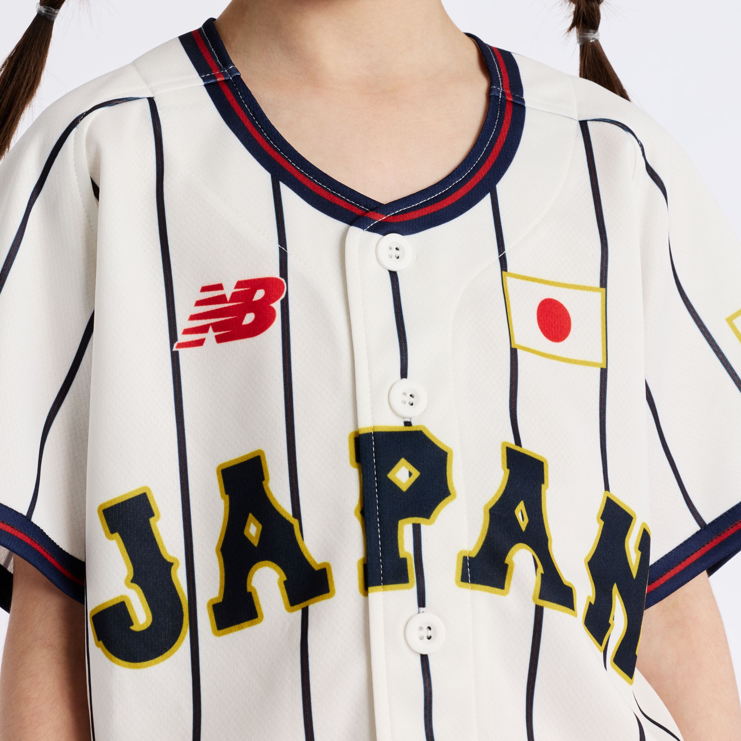 New Balance 侍ジャパン ジュニアレプリカユニフォーム, YT62C1DKWT