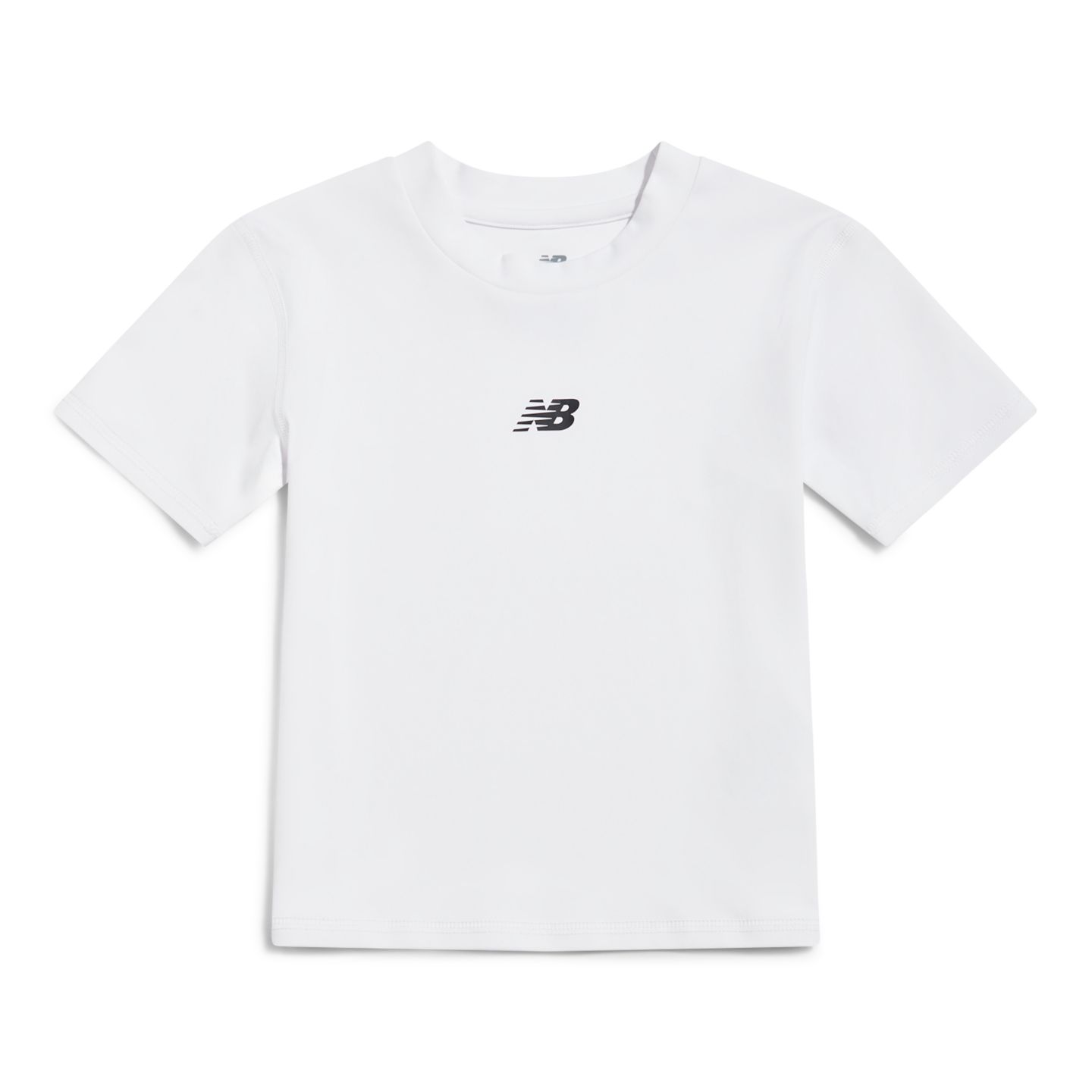 Детская футболка New Balance NB Essential Athletic, цвет: Яркий белый — фото 1