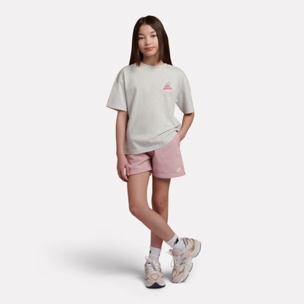 Sticker Pack Graphic T-Shirt, Ash Heather, YT62G5XFAHH