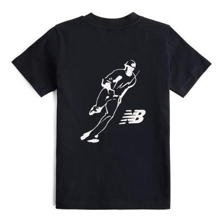 Shohei Kids Logo Short Sleeve T-Shirt, WHITE, YT62N1TWBK