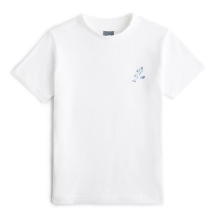 Shohei Kids Logo Short Sleeve T-Shirt, WHITE, YT62N1TWWT