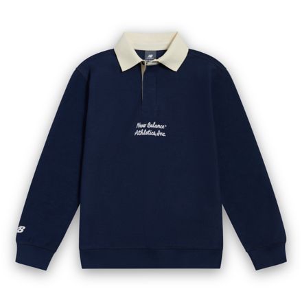 カレッジエイトラグビーロングスリーブTシャツ, NB NAVY, YT62P5MINNY
