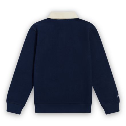 カレッジエイトラグビーロングスリーブTシャツ, NB NAVY, YT62P5MINNY