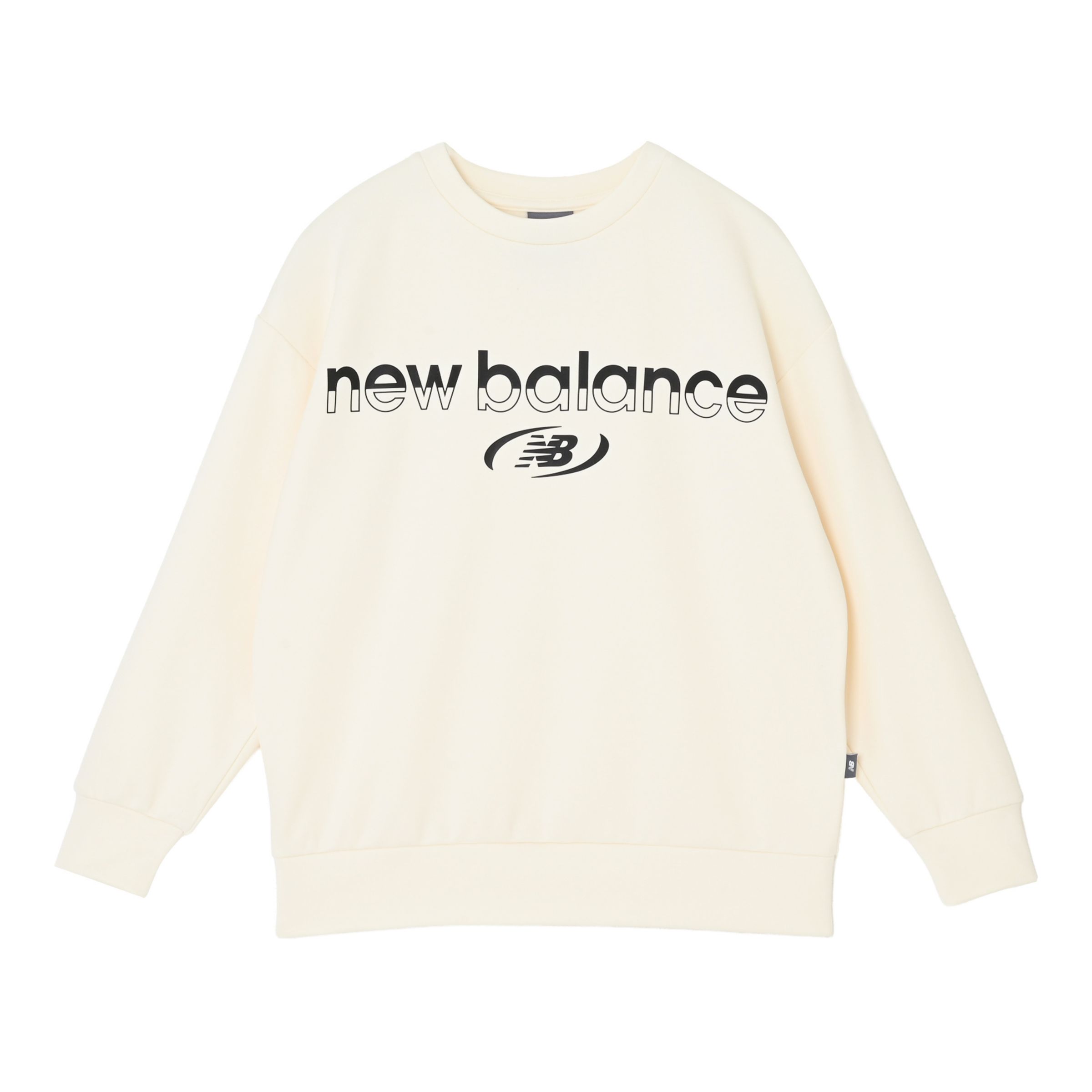 New Balance ダブルフェイスストレッチクルー(裏起毛), YT62S0TCAGA