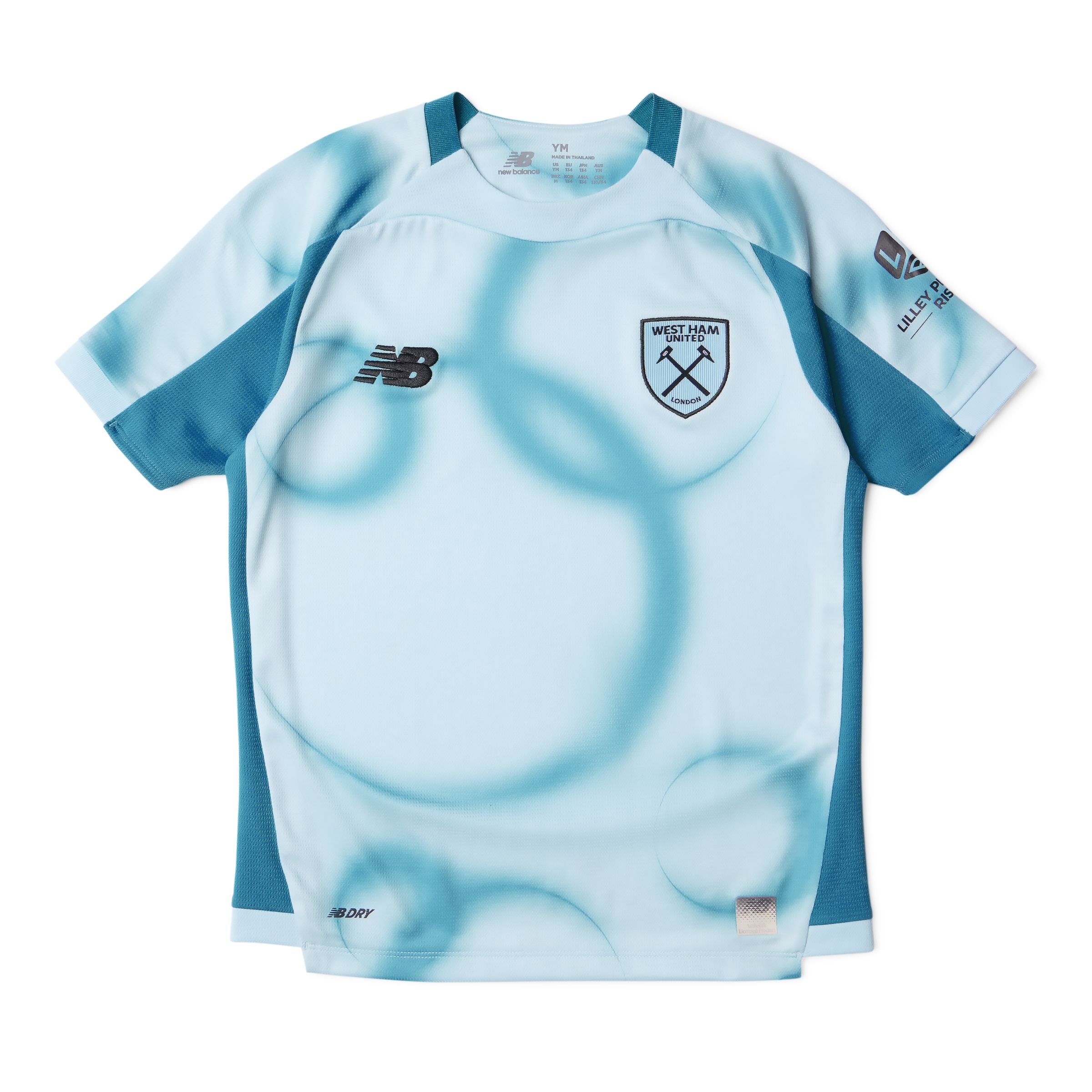 New Balance West Ham United 26/27 Third Youth Short Sleeve Jersey, YT62T20PTHD