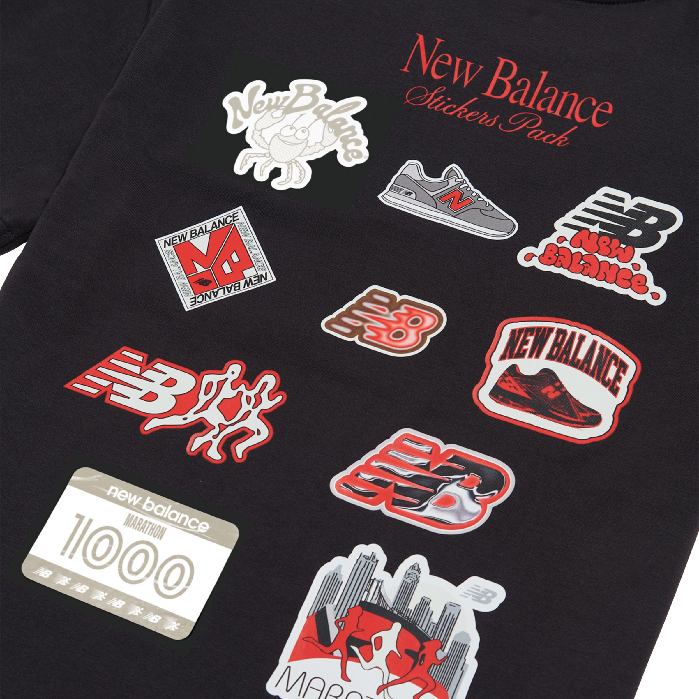 Sticker Pack Logo T-Shirt