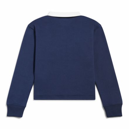 Contrast Panel Long Sleeve Rugby, NB NAVY, YT62Y30GNNY