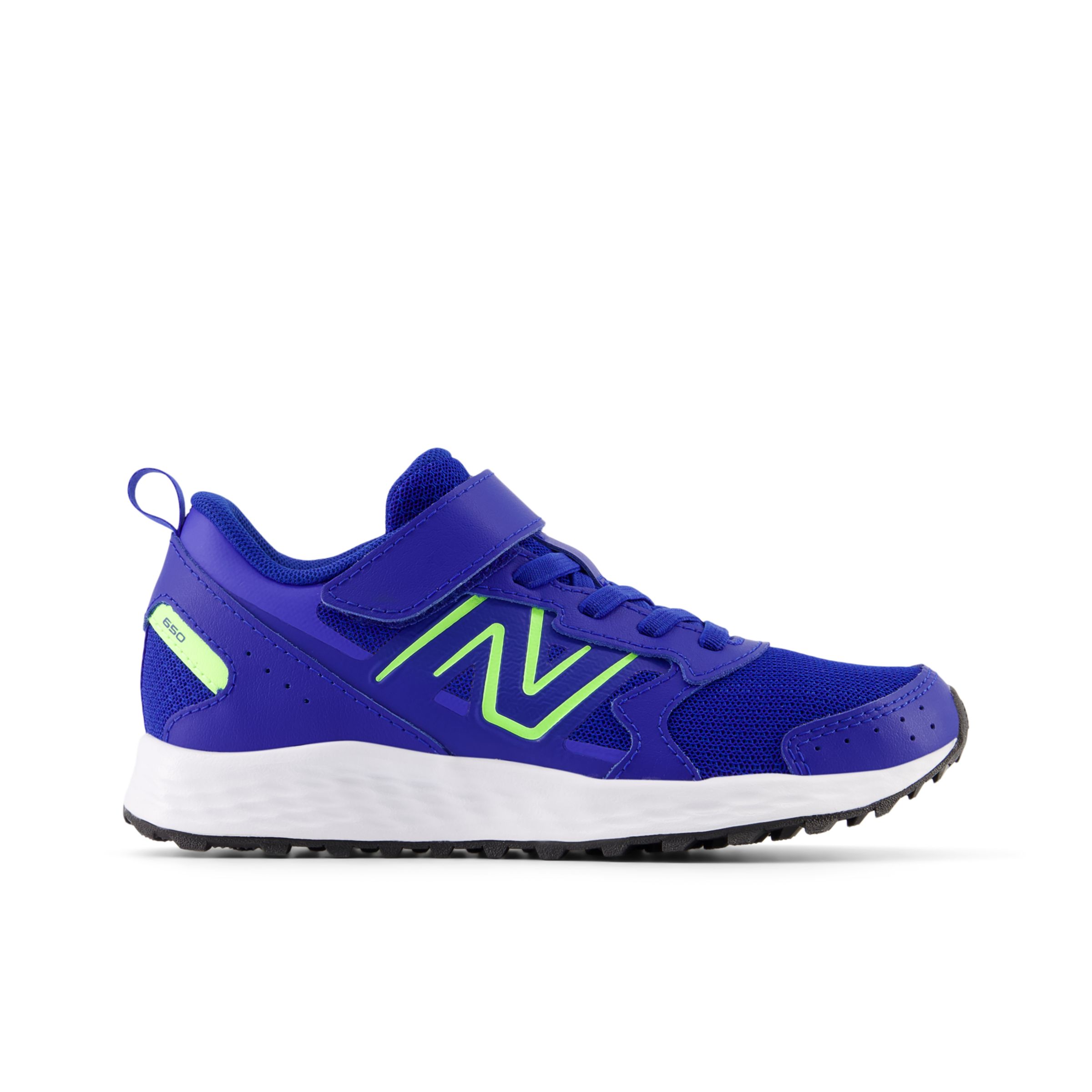 

New Balance Kids' Fresh Foam 650 Bungee Lace with Top Strap Blue/Green - Blue/Green