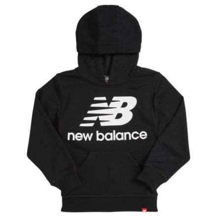 NB Sweats &agrave; capuche Youth Essentials Stacked Po, YT93500BK