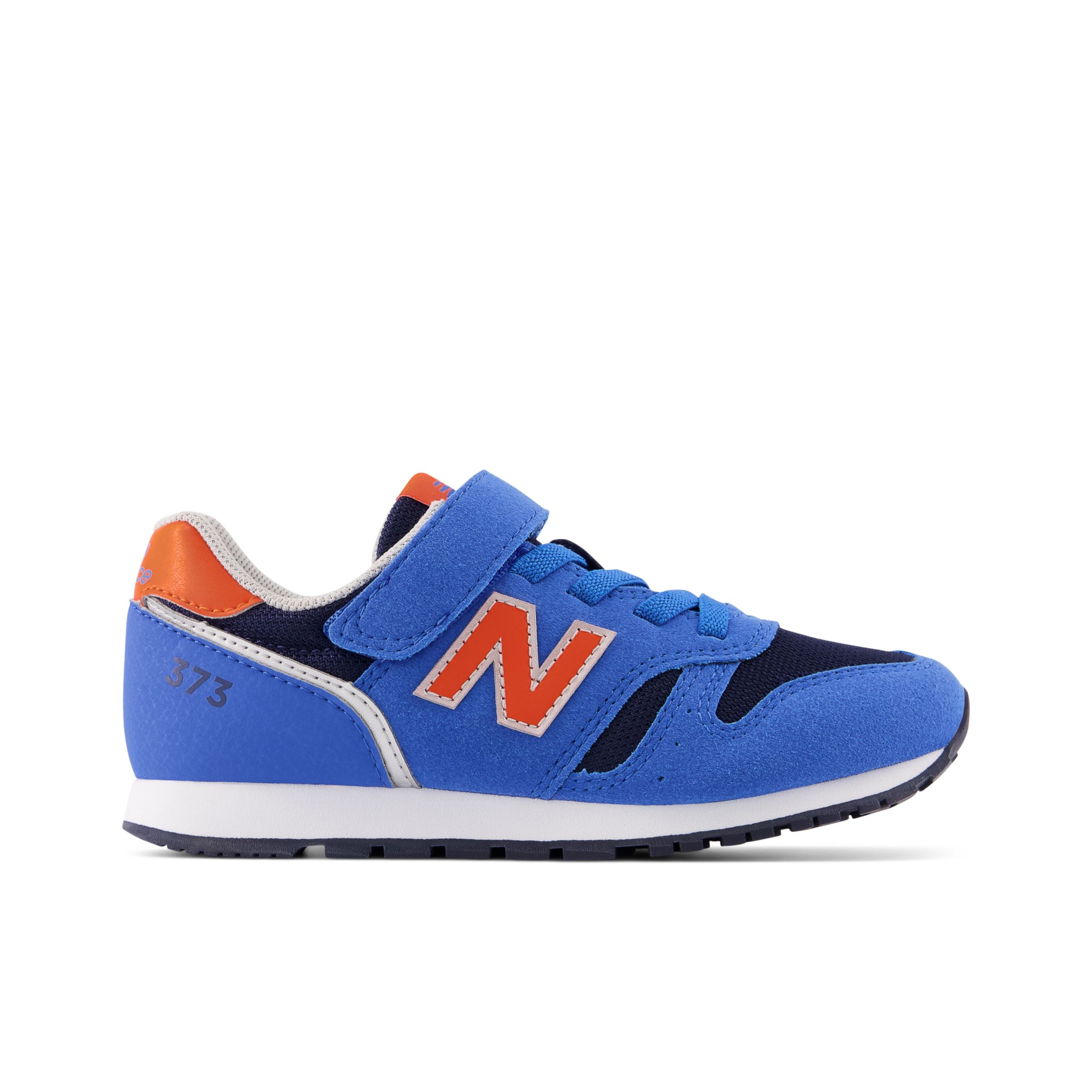 New Balance Crian?a 373 Bungee Lace with Top Strap in Azul, Synthetic, Tamanho 39
