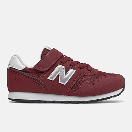 New Balance 373 Bungee Lace with Top Strap, YV373KR2 image number null
